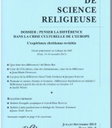 Dossier : penser la différence dans la crise culturelle de l’europe