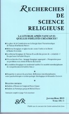 LA LITURGIE APRÈS VATICAN II