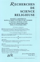 ACTES DU COLLOQUE (II) PENSER LA DIFFÉRENCE DANS LA CRISE CULTURELLE DE L’EUROPE