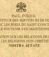 Christianisme et Judaïsme depuis Nostra Aetate