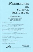 ACTES DU 25e COLLOQUE : S’ADRESSER À DIEU POUR UN DISCERNEMENT DU DIVIN