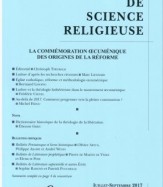 LA COMMÉMORATION ŒCUMÉNIQUE DES ORIGINES DE LA RÉFORME