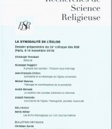 LA SYNODALITÉ DE L’ÉGLISE – Dossier préparatoire du 26e colloque des RSR (8-10 novembre 2018)