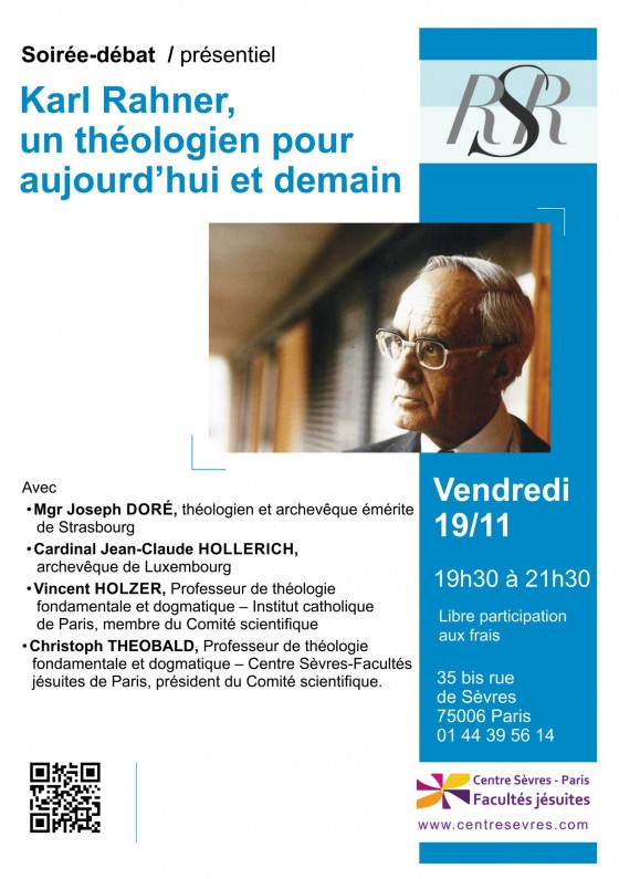 À la suite du 27ème colloque portant sur la pensée de KARL RAHNER