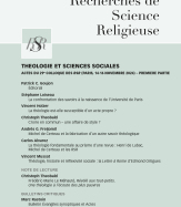 THEOLOGIE et SCIENCES SOCIALES  –  Actes du 29e Colloque des RSR (Paris, 14-16 Novembre 2024) – Première Partie