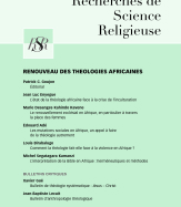 Renouveau des théologies africaines